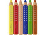 Kleurpotlood Faber-Castell Grippy XXL Jumbo etui 6 stuks