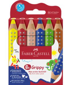Kleurpotlood Faber-Castell Grippy XXL Jumbo etui 6 stuks