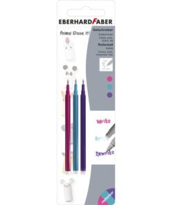 Navulling Eberhard Faber gelpen assorti 3st.( roze, paars, turquoise)