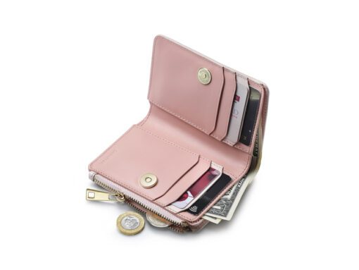 Portemonnee Sheaffer EMILY IN PARIS leer Bifold, Roze