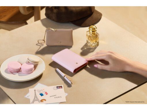 Portemonnee Sheaffer EMILY IN PARIS leer Bifold, Roze