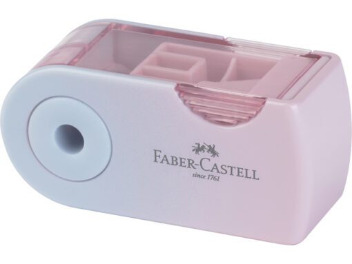 Puntenslijper Faber-Castell sleeve mini enkel Flow Edition  display 12 stuks