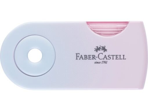 Puntenslijper Faber-Castell sleeve mini enkel Flow Edition  display 12 stuks