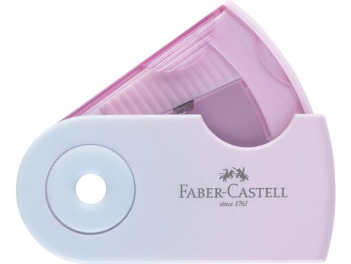 Puntenslijper Faber-Castell sleeve mini enkel Flow Edition  display 12 stuks