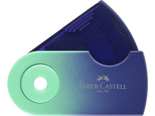 Puntenslijper Faber-Castell sleeve mini enkel Flow Edition  display 12 stuks