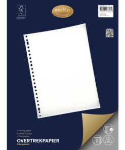Ringbandinterieur Multo A4 23 rings overtrekpapier 80 grams 50 vel