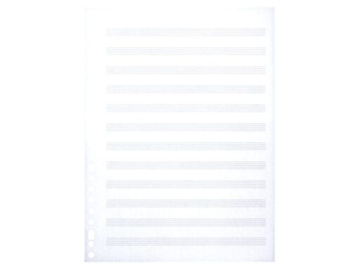 Ringbandinterieur Multo A4 23r muziekpapier 90 grams 50 vel