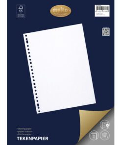 Ringbandinterieur Multo A4 23r tekenpapier 120 grams 50 vel