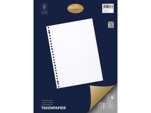 Ringbandinterieur Multo A4 23r tekenpapier 120 grams 50 vel