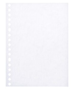 tekeningen of notities en voorzien van perforatie