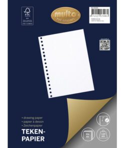 Ringbandinterieur Multo A5 17r tekenpapier 120 grams 50 vel
