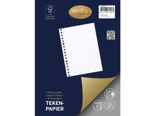 Ringbandinterieur Multo A5 17r tekenpapier 120 grams 50 vel