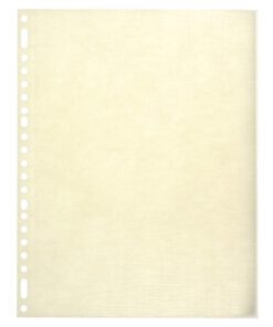 knipsels en andere waardevolle herinneringen. Elk vel is voorzien van een zuurvrij beschermend pergamijn dekvel