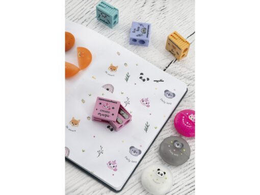 Gum Eberhard Faber Animal display à 8 stuks assorti kleuren