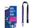 Lanyard Avery rPET lila 440x15mm met karabijnhaak 10 stuks