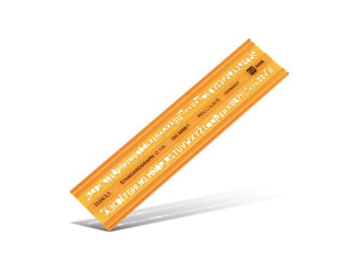 Lettersjabloon Standardgraph H-profiel middelschrift type B 3,5mm