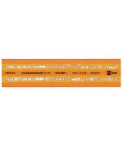 Lettersjabloon Standardgraph H-profiel middelschrift type B 3,5mm