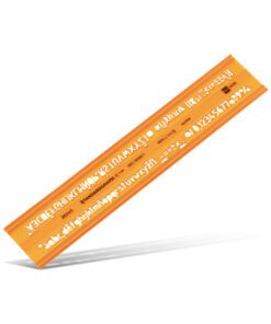 Lettersjabloon Standardgraph H-profiel middelschrift type B 5mm