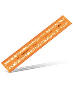 Lettersjabloon Standardgraph H-profiel middelschrift type B 7mm