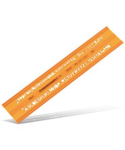 Lettersjabloon Standardgraph H-profiel vetgedrukt