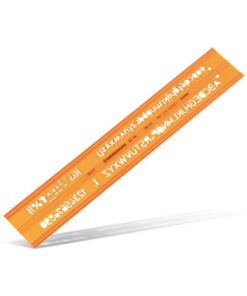 Lettersjabloon Standardgraph H-profiel vetgedrukt