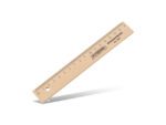 Liniaal Standardgraph 17cm hout met  metaalinleg