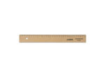 Liniaal Standardgraph 30cm hout met  metaalinleg