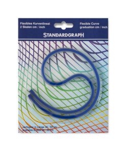 Liniaal Standardgraph buigbaar kunststof  met loodkern blister