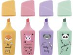 Mini markeerstift Eberhard Faber Animal set à 4 stuks