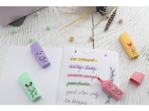 Mini markeerstift Eberhard Faber Animal set à 4 stuks