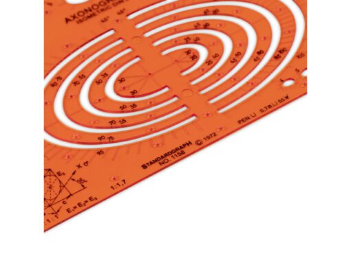 Sjabloon Standardgraph Axonograph isometric