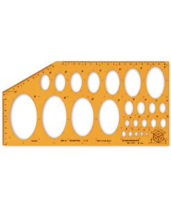 Sjabloon Standardgraph ellips isometric 4-65mm