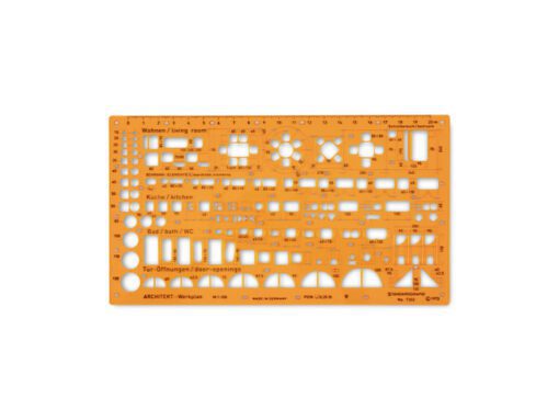 Sjabloon Standardgraph gecombineerd architectsjabloon 1:100