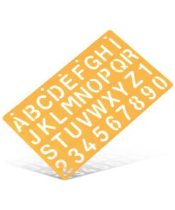 Sjabloon Standardgraph letters en cijfers 30mm