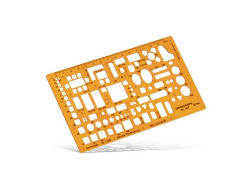 Sjabloon Standardgraph meubelsjabloon Architect 1:100