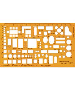 Sjabloon Standardgraph meubelsjabloon Architect 1:100