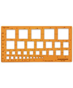 Sjabloon Standardgraph quadraad 2-30mm