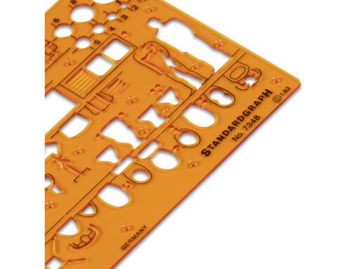 Sjabloon Standardgraph sanitaire  installaties, 1:50