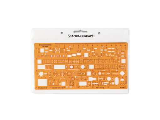 Sjabloon Standardgraph voor hydraulische en pneumatische    bedienings- elementen