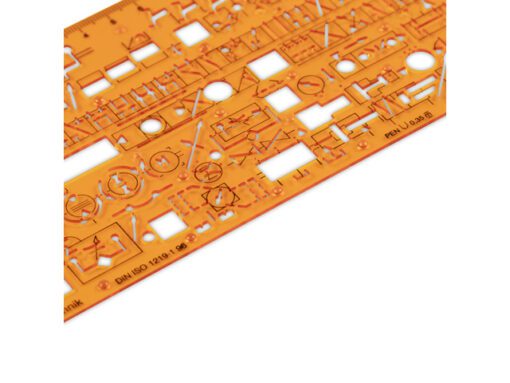 Sjabloon Standardgraph voor hydraulische en pneumatische    bedienings- elementen