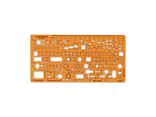 Sjabloon Standardgraph voor hydraulische en pneumatische    bedienings- elementen