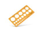 Sjabloon cirkel Standardgraph 1-36mm 25 cirkels