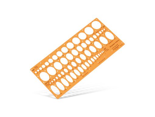 Sjabloon ellips Standardgraph 20°-50°