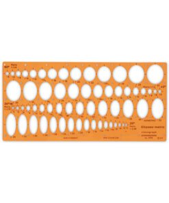 Sjabloon ellips Standardgraph 20°-50°