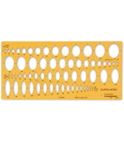 Sjabloon ellips Standardgraph 25°-60°