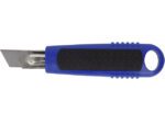 Snijmes Westcott Safety 18mm blauw intrekbaar incl.2 mesjes