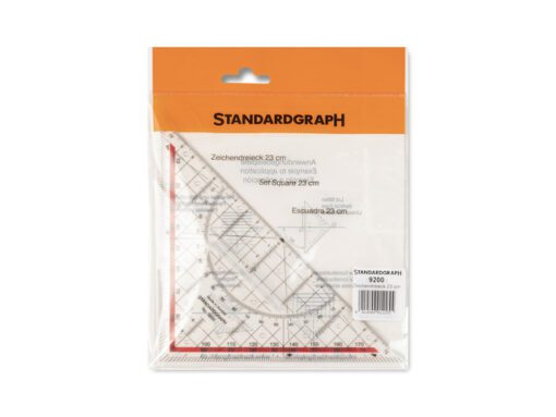 Tekendriehoek Standardgraph 23cm met greep