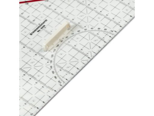 Tekendriehoek Standardgraph 32cm met afneembare greep       kunststof