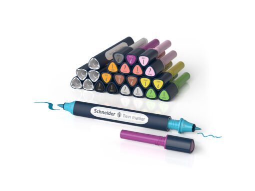 Twinmarker Schneider set Paint-It 040 27 stuks ass. kleur