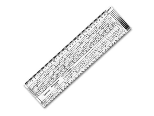 Typometer Standardgraph DIN A5-A3
